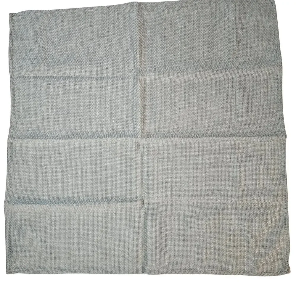 Set of 12 NOS Cotton Poly Linen Sage Green Napkins 20